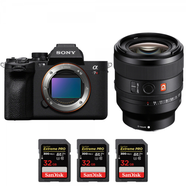 Sony A7R V + FE 50mm f/1.4 GM + 3 SanDisk 32GB Extreme PRO UHS-II SDXC 300 MB/s - Appareil Photo Hybride-1