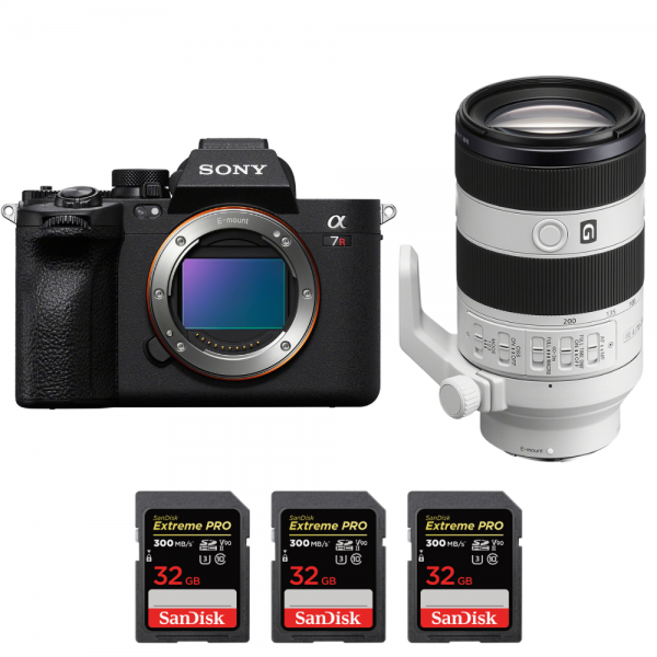 Sony A7R V + FE 70-200mm f/4 Macro G OSS II + 3 SanDisk 32GB Extreme PRO UHS-II SDXC 300 MB/s - Appareil Photo Hybride-1