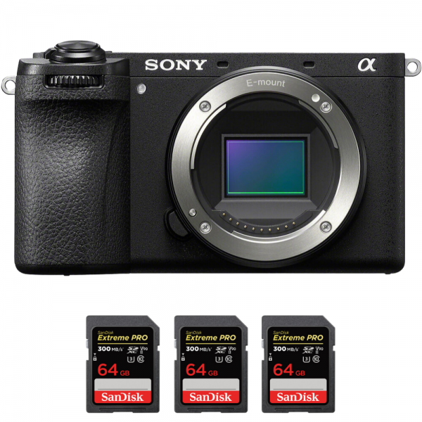 Sony A6700 + 3 SanDisk 64GB Extreme PRO UHS-II SDXC 300 MB/s-1