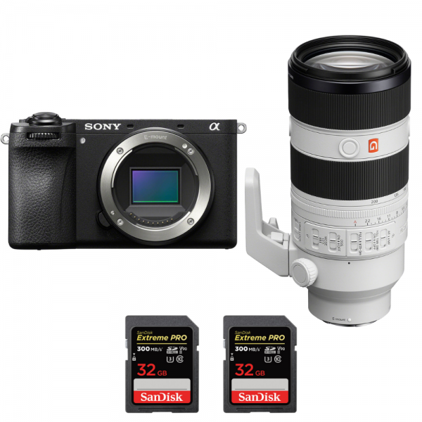 Sony A6700 + FE 70-200mm f/2.8 GM OSS II + 2 SanDisk 32GB Extreme PRO UHS-II SDXC 300 MB/s|MCZ DIRECT