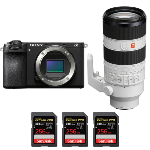 Sony A6400 Camera and Sony FE 70-200mm F2.8 GM II Lens