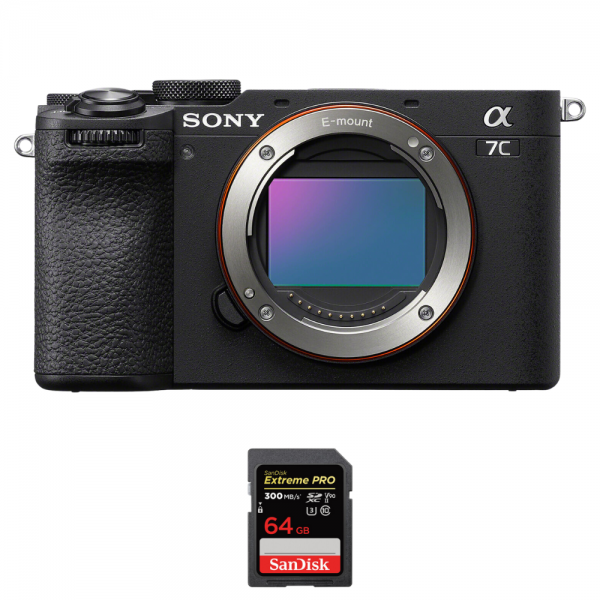 Sony A7C II Negro + 1 SanDisk 64GB Extreme PRO UHS-II SDXC 300 MB/s-1