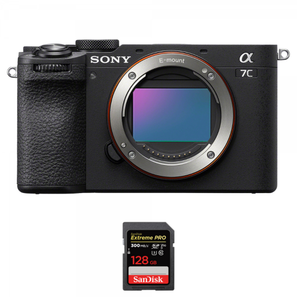 Sony A7C II Negro + 1 SanDisk 128GB Extreme PRO UHS-II SDXC 300 MB/s|MCZ DIRECT