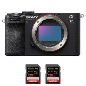 Sony A7C II Noir + 2 SanDisk 128GB Extreme PRO UHS-II SDXC 300 MB/s-1