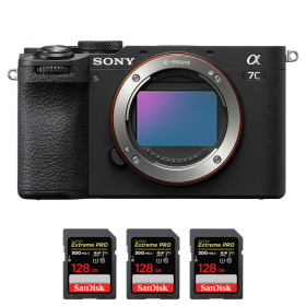 Sony A7C II Noir + 3 SanDisk 128GB Extreme PRO UHS-II SDXC 300 MB/s-1