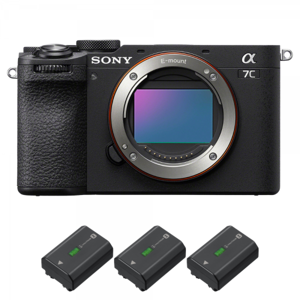 Sony A7C II Black + 3 Sony NP-FZ100|MCZ DIRECT