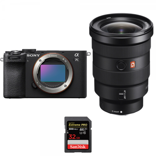 Sony A7C II Negro + FE 16-35mm f/2.8 GM + 1 SanDisk 32GB Extreme PRO UHS-II SDXC 300 MB/s-1