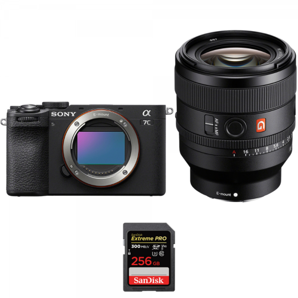 Sony A7C II Negro + FE 50mm f/1.4 GM + 1 SanDisk 256GB Extreme PRO UHS-II SDXC 300 MB/s|MCZ DIRECT