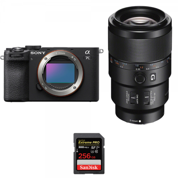 Sony A7C II Black + FE 90mm f/2.8 Macro G OSS + 1 SanDisk 256GB Extreme PRO UHS-II SDXC 300 MB/s-1