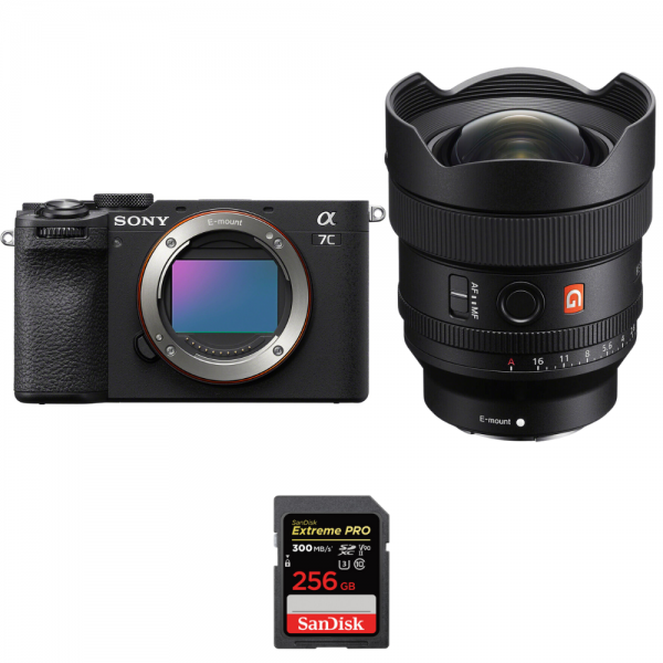 Sony A7C II Negro + FE 14mm f/1.8 GM + 1 SanDisk 256GB Extreme PRO UHS-II SDXC 300 MB/s|MCZ DIRECT