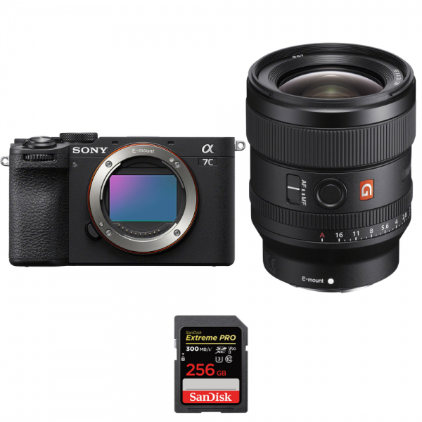 Sony A7C II Negro + FE 24mm f/1.4 GM + 1 SanDisk 256GB Extreme PRO UHS-II SDXC 300 MB/s-1