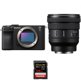 Sony A7C II Black + FE PZ 16-35mm f/4 G + 1 SanDisk 128GB Extreme PRO UHS-II SDXC 300 MB/s-1