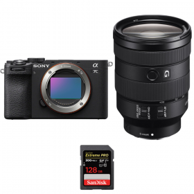 Sony A7C II Black + FE 24-105mm f/4 G OSS + 1 SanDisk 128GB Extreme PRO UHS-II SDXC 300 MB/s-1