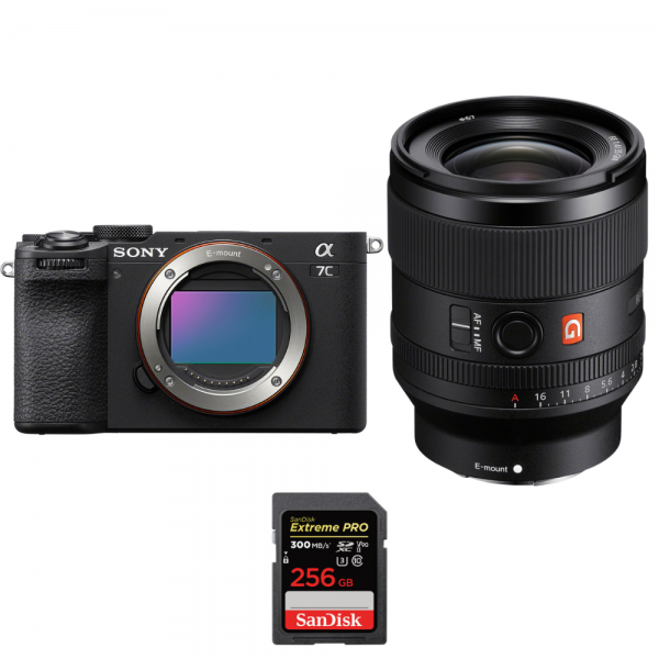 Sony A7C II Negro + FE 35mm f/1.4 GM + 1 SanDisk 256GB Extreme PRO UHS-II SDXC 300 MB/s-1