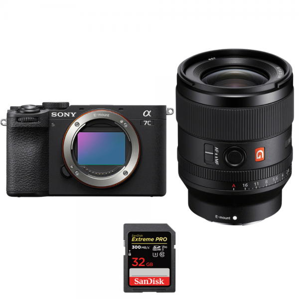 Sony A7C II Black + FE 35mm f/1.4 GM + 1 SanDisk 32GB Extreme PRO UHS-II SDXC 300 MB/s-1