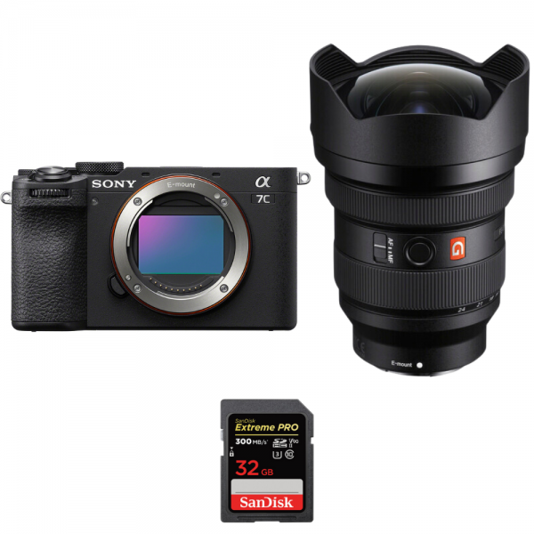 Sony A7C II Negro + FE 12-24mm f/2.8 GM + 1 SanDisk 32GB Extreme PRO UHS-II SDXC 300 MB/s-1