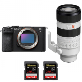 Sony A7C II Black + FE 70-200mm f/2.8 GM OSS II + 2 SanDisk 256GB Extreme PRO UHS-II SDXC 300 MB/s-1