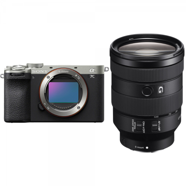 Sony A7C II Silver + FE 24-105mm f/4 G OSS|MCZ DIRECT