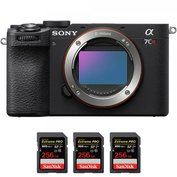 Sony A7CR Noir + 3 SanDisk 256GB Extreme PRO UHS-II SDXC 300 MB/s-1