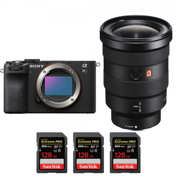 Sony A7CR Noir + FE 16-35mm f/2.8 GM + 3 SanDisk 128GB Extreme PRO UHS-II SDXC 300 MB/s-1