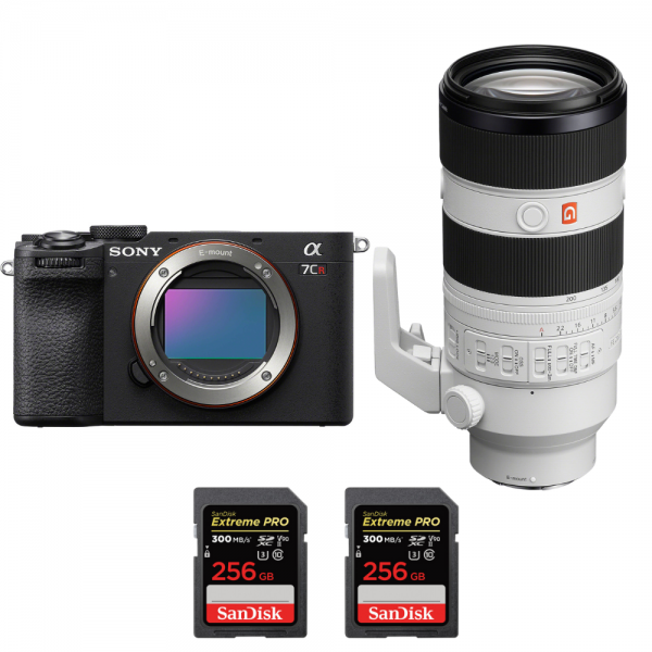 Sony A7CR Noir + FE 70-200mm f/2.8 GM OSS II + 2 SanDisk 256GB Extreme PRO UHS-II SDXC 300 MB/s-1