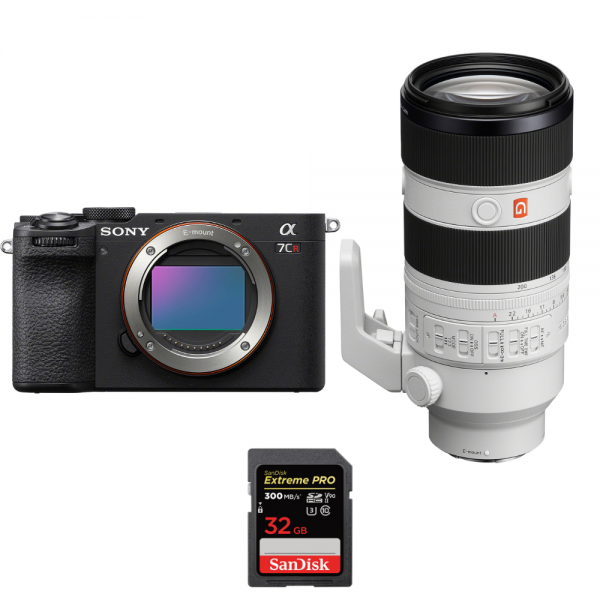 Sony A7CR Negro + FE 70-200mm f/2.8 GM OSS II + 1 SanDisk 32GB Extreme PRO UHS-II SDXC 300 MB/s|MCZ DIRECT