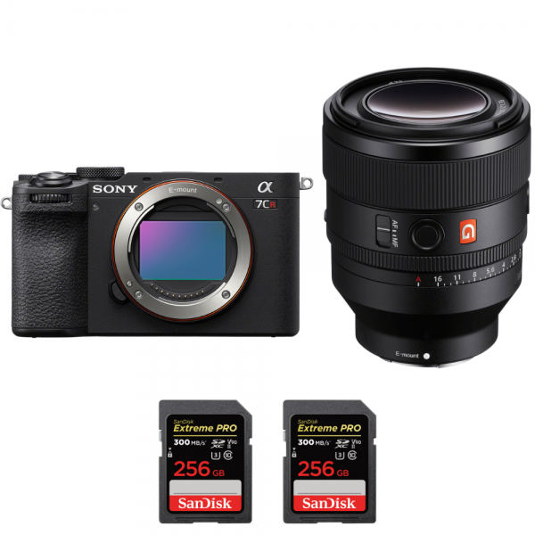 Sony A7CR Black + FE 50mm f/1.2 GM + 2 SanDisk 256GB Extreme PRO UHS-II SDXC 300 MB/s-1