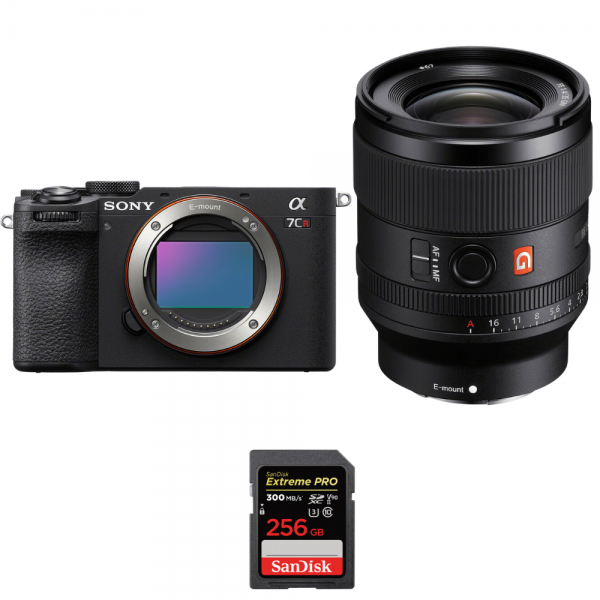 Sony A7CR Black + FE 35mm f/1.4 GM + 1 SanDisk 256GB Extreme PRO UHS-II SDXC 300 MB/s-1