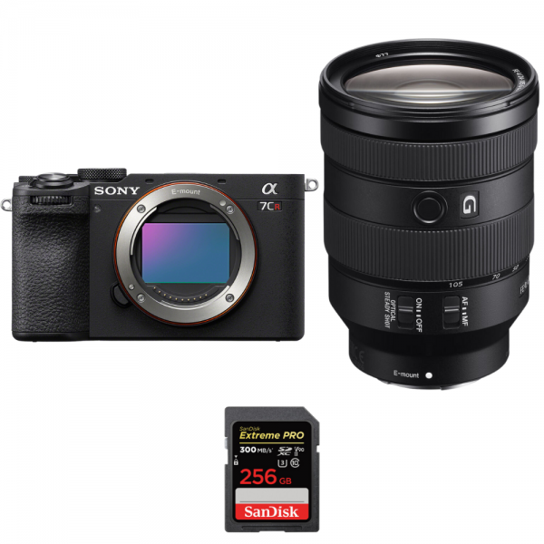 Sony A7CR Negro + FE 24-105mm f/4 G OSS + 1 SanDisk 256GB Extreme PRO UHS-II SDXC 300 MB/s-1