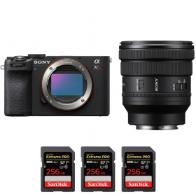 Sony A7CR Black + FE PZ 16-35mm f/4 G + 3 SanDisk 256GB Extreme PRO UHS-II SDXC 300 MB/s-1