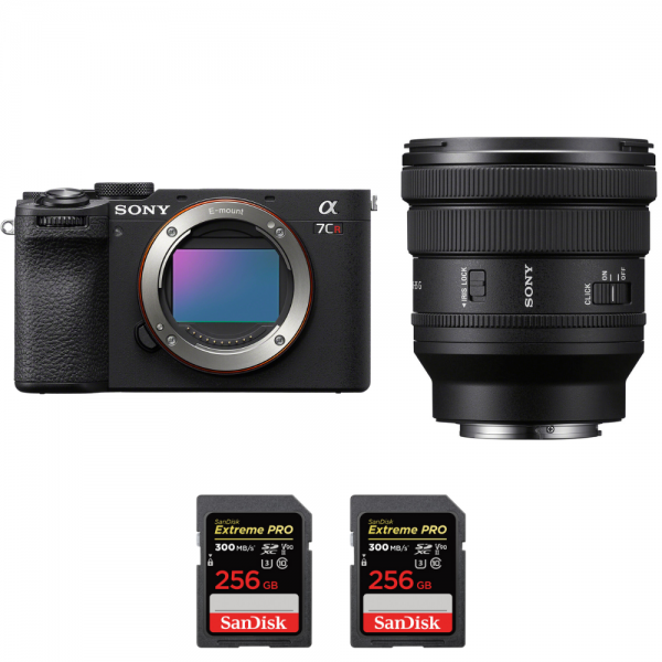 Sony A7CR Negro + FE PZ 16-35mm f/4 G + 2 SanDisk 256GB Extreme PRO UHS-II SDXC 300 MB/s-1