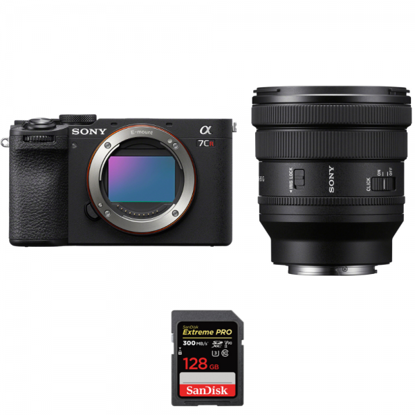 Sony A7CR Noir + FE PZ 16-35mm f/4 G + 1 SanDisk 128GB Extreme PRO UHS-II SDXC 300 MB/s-1