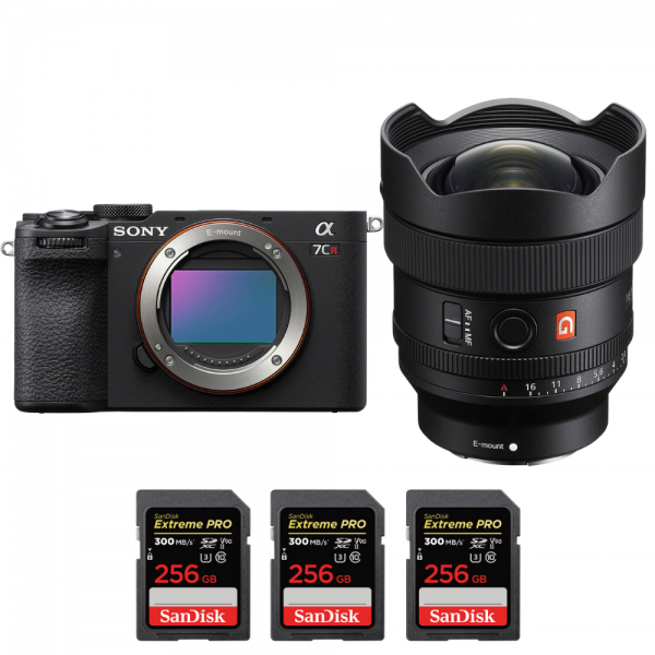 Sony A7CR Negro + FE 14mm f/1.8 GM + 3 SanDisk 256GB Extreme PRO UHS-II SDXC 300 MB/s-1