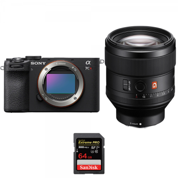 Sony A7CR Negro + FE 85mm f/1.4 GM + 1 SanDisk 64GB Extreme PRO UHS-II SDXC 300 MB/s-1