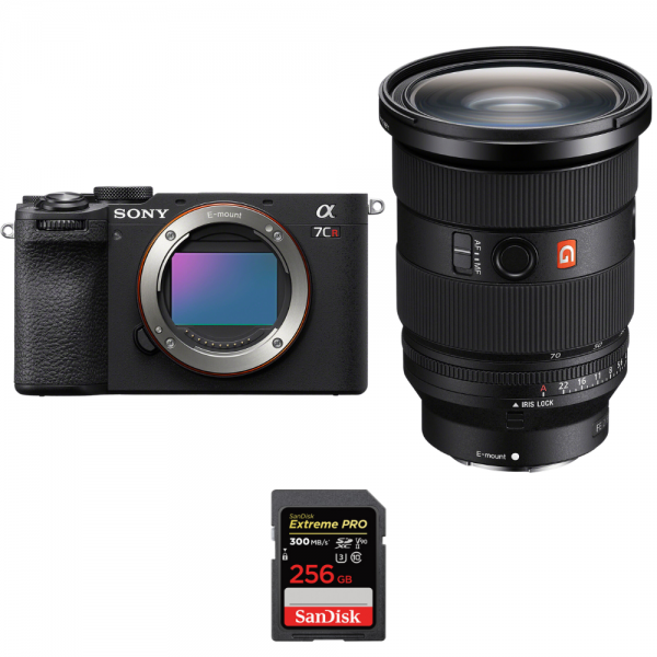 Sony A7CR Negro + FE 24-70mm f/2.8 GM II + 1 SanDisk 256GB Extreme PRO UHS-II SDXC 300 MB/s|MCZ DIRECT