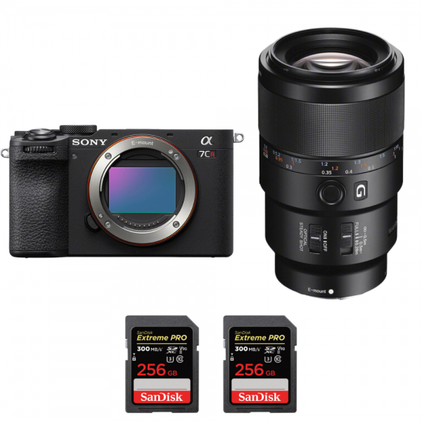 Sony A7CR Negro + FE 90mm f/2.8 Macro G OSS + 2 SanDisk 256GB Extreme PRO UHS-II SDXC 300 MB/s|MCZ DIRECT