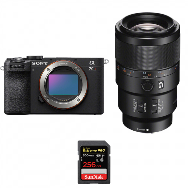 Sony A7CR Noir + FE 90mm f/2.8 Macro G OSS + 1 SanDisk 256GB Extreme PRO UHS-II SDXC 300 MB/s - Appareil Photo Hybride|MCZ DIRECT