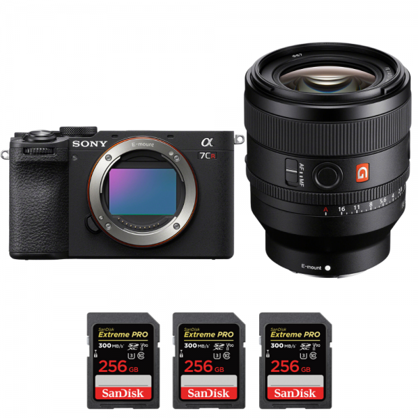 Sony A7CR Black + FE 50mm f/1.4 GM + 3 SanDisk 256GB Extreme PRO UHS-II SDXC 300 MB/s-1