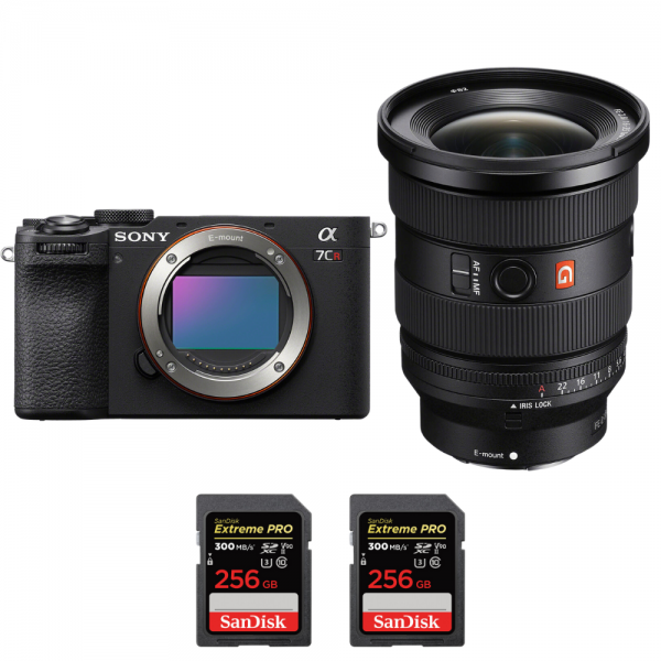 Sony A7CR Black + FE 16-35mm f/2.8 GM II + 2 SanDisk 256GB Extreme PRO UHS-II SDXC 300 MB/s-1