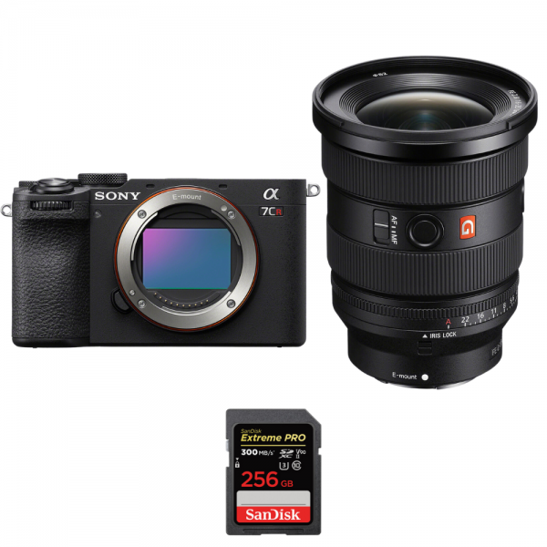 Sony A7CR Black + FE 16-35mm f/2.8 GM II + 1 SanDisk 256GB Extreme PRO UHS-II SDXC 300 MB/s-1