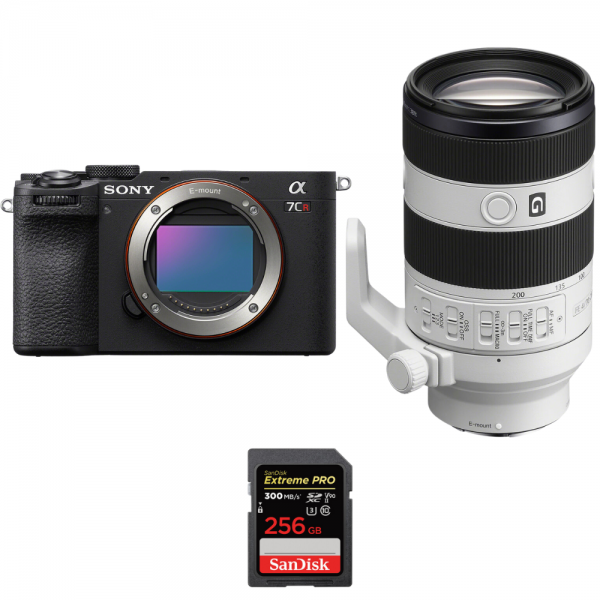 Sony A7CR Negro + FE 70-200mm f/4 Macro G OSS II + 1 SanDisk 256GB Extreme PRO UHS-II SDXC 300 MB/s|MCZ DIRECT