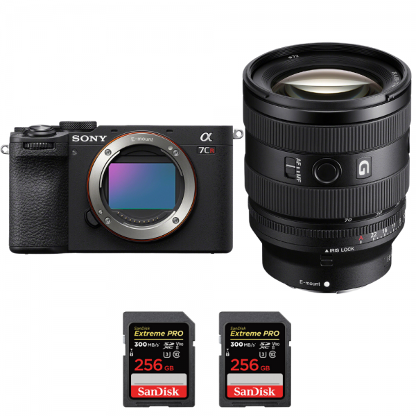 Sony A7CR Black + FE 20-70mm f/4 G + 2 SanDisk 256GB Extreme PRO UHS-II SDXC 300 MB/s-1