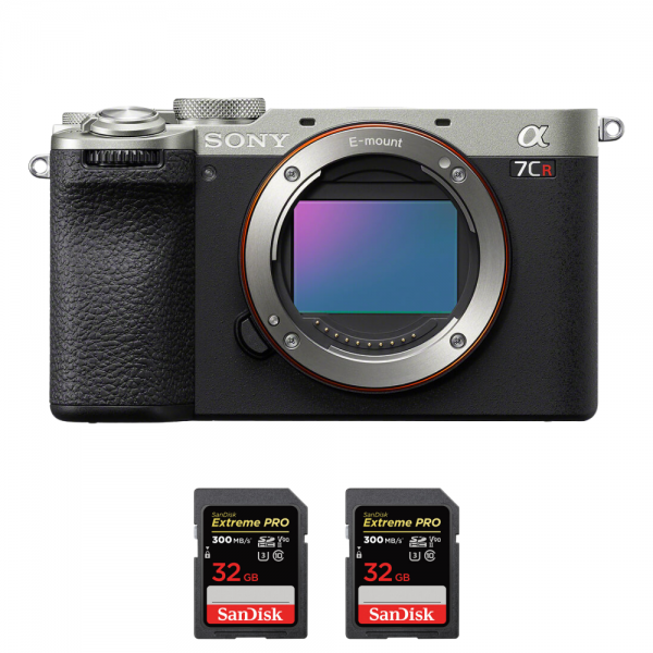 Sony A7CR Silver + 2 SanDisk 32GB Extreme PRO UHS-II SDXC 300 MB/s|MCZ DIRECT