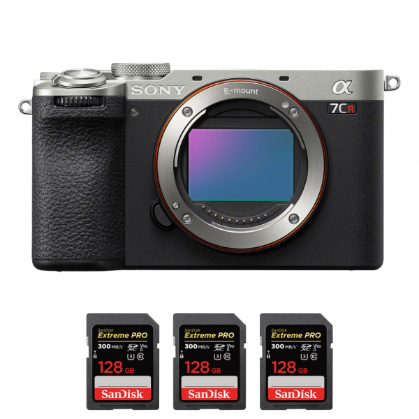 Sony A7CR Silver + 3 SanDisk 128GB Extreme PRO UHS-II SDXC 300 MB/s-1