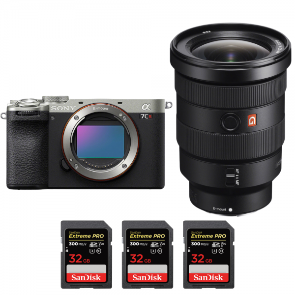 Sony A7CR Silver + FE 16-35mm f/2.8 GM + 3 SanDisk 32GB Extreme PRO UHS-II SDXC 300 MB/s-1