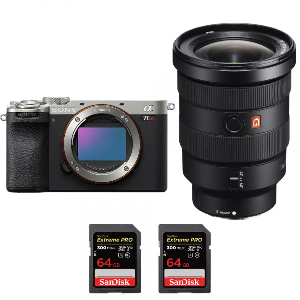 Sony A7CR Silver + FE 16-35mm f/2.8 GM + 2 SanDisk 64GB Extreme PRO UHS-II SDXC 300 MB/s-1