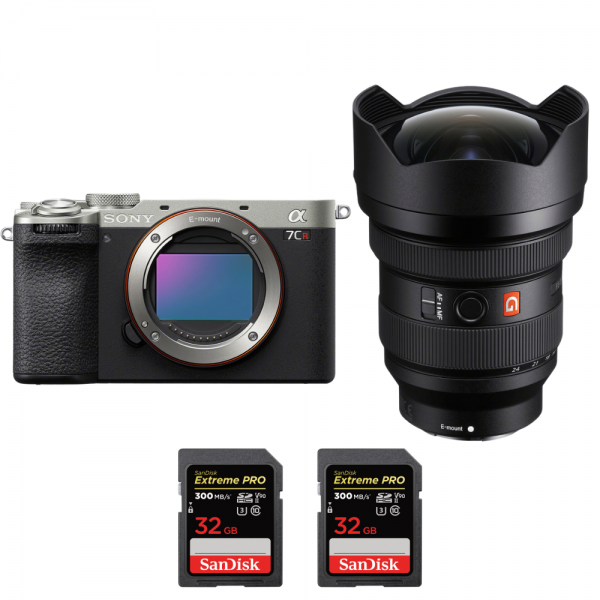 Sony A7CR Silver + FE 12-24mm f/2.8 GM + 2 SanDisk 32GB Extreme PRO UHS-II SDXC 300 MB/s-1