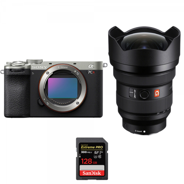 Sony A7CR Silver + FE 12-24mm f/2.8 GM + 1 SanDisk 128GB Extreme PRO UHS-II SDXC 300 MB/s-1