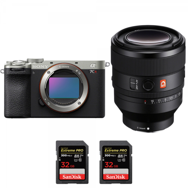 Sony A7CR Silver + FE 50mm f/1.2 GM + 2 SanDisk 32GB Extreme PRO UHS-II SDXC 300 MB/s-1