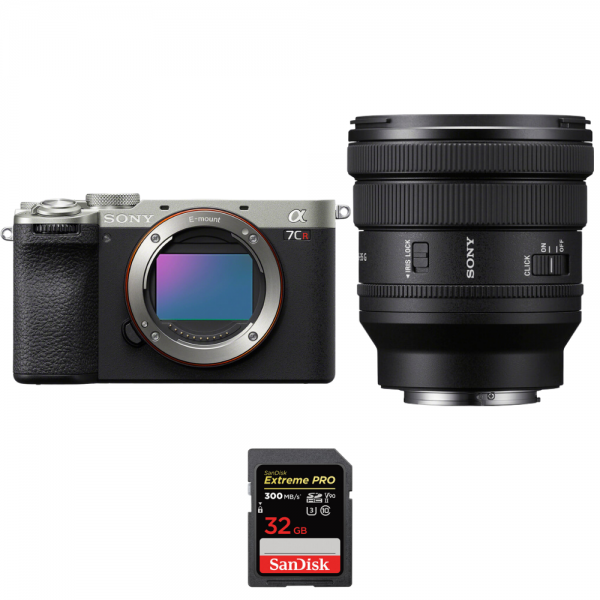 Sony A7CR Silver + FE PZ 16-35mm f/4 G + 1 SanDisk 32GB Extreme PRO UHS-II SDXC 300 MB/s-1